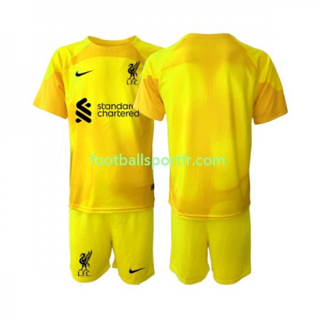 Tenue Liverpool Gardien Enfant Quatrième 2022-2023 Maillot de Foot